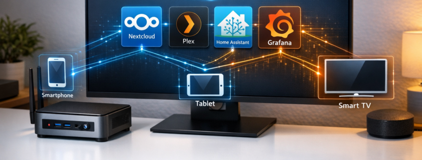 Docker auf Home Server installieren: Container-Guide 2026 – Docker Home Server Setup mit Nextcloud, Plex und Home Assistant Containern auf Mini-PC