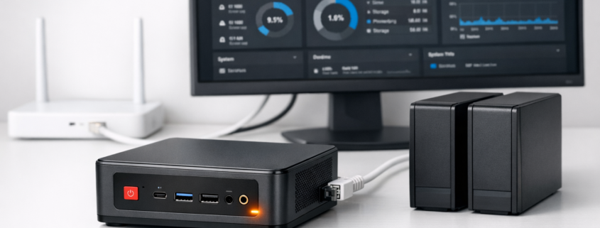 TrueNAS auf Mini-PC installieren: Schritt-für-Schritt Anleitung – TrueNAS Mini-PC Setup mit externen Festplatten und Netzwerkverbindung für Heimserver Installation