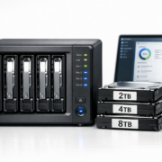 NAS RAID-Level Performance-Vergleich: RAID 0, 1, 5, 6 und 10 – NAS RAID-System Setup mit verschiedenen Festplattengrößen für Heimnetzwerk