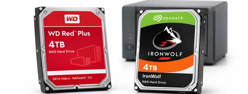 NAS Festplatten Vergleich WD Red vs Seagate IronWolf