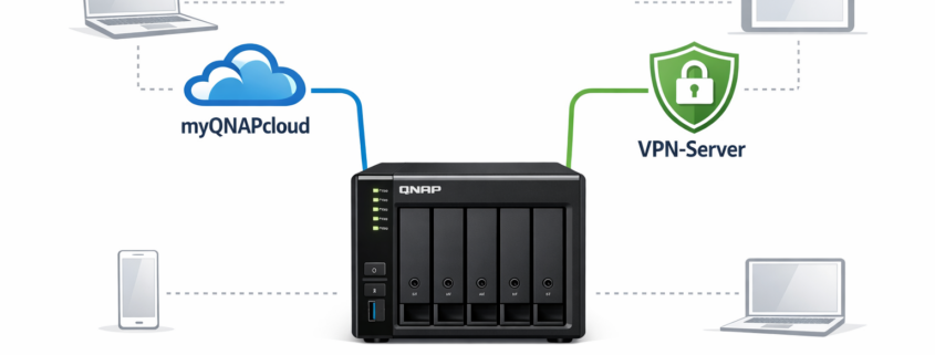 QNAP Fernzugriff einrichten: myQNAPcloud und VPN Setup – QNAP NAS Fernzugriff Setup mit myQNAPcloud und VPN Server Verbindungsoptionen