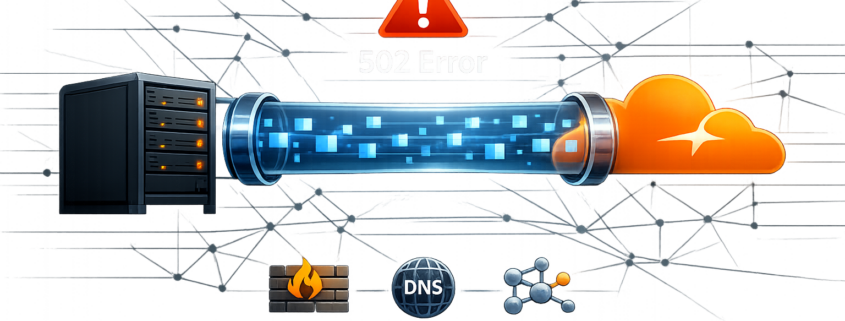Cloudflare Tunnel Probleme lösen: Häufige Fehler beheben – Cloudflare Tunnel Problemdiagnose - 502 Fehler zwischen lokalem Server und Cloud beheben